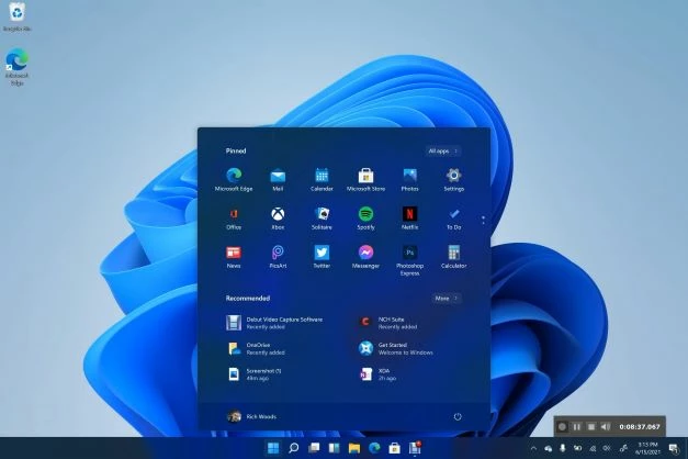 Screenshot Windows 11 after update